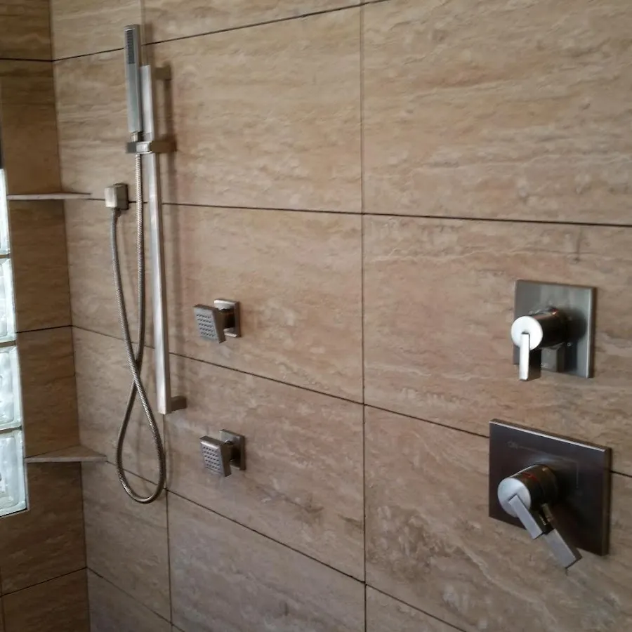 Shower fixture installation for Water Heater Replacement in Englewood